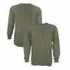 Lincoln Outfitters Mens Long Sleeve Heavyweight Pocket T-Shirt - LOLSPK-04 - Long Sleeve Shirts -Lincoln Outfitters Store 1075ba2e63090738461597492a27a83d099a141c LOLSPK 04 lichen