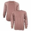 Lincoln Outfitters Men's Heavyweight Long Sleeve Pocket Graphic Tee Brick Dust - LOLSPK-01-BD - Long Sleeve Shirts -Lincoln Outfitters Store 226635f62cbb4d4938953938e0da962c345e0ca6 LOLSPK 01 BRICK DUST LIGHT HEATHER
