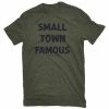 Lincoln Outfitters Men's Short Sleeve Small Town Famous T-Shirt Deep Lichen Black Heather - LO-146 - T-Shirts -Lincoln Outfitters Store 4238bbd98f1cbba9bc6d2ab090ab3241951bc87b LO 146 DEEP LICHEN BLACK HEATHER