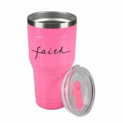 Lincoln Outfitters "Faith" 30 oz. Religious Tumbler, Pink - 89-636-0204 - Tumblers -Lincoln Outfitters Store 438f9feeaf46c14d42097e6c752ceae810537d56 32631059 3