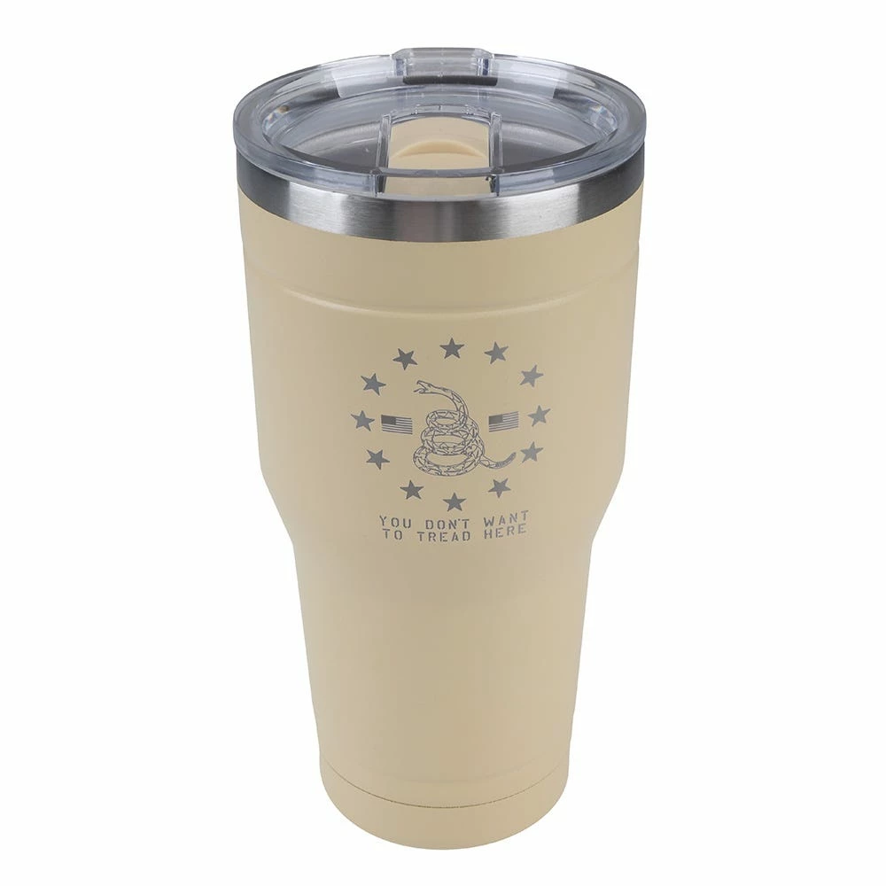 Lincoln Outfitters 30oz Tumbler Tan Don't Tread On Me - 32631046 - Tumblers 4 Lincoln Outfitters 30oz Tumbler Tan Don't Tread On Me - 32631046 - Tumblers - Image 3