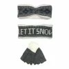 Lincoln Outfitters Women's Warm Hearted Headband and Glove Set Mint - P11710-MNT - Winter Headband and Glove Set