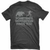 Lincoln Outfitters Men's Short Sleeve Sometimes Motivation Finds You T-Shirt Washed Black - LO-148-WB - T-Shirts -Lincoln Outfitters Store 64b1b161a4c59bd46183cef546386e13b0f6799c LO 148 WASHED BLACK