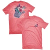 Lincoln Outfitters Ladies Short Sleeve T-shirt Bloom 2 Sun Kissed Coral  - LO-L388 - Long Sleeve Shirts Women's