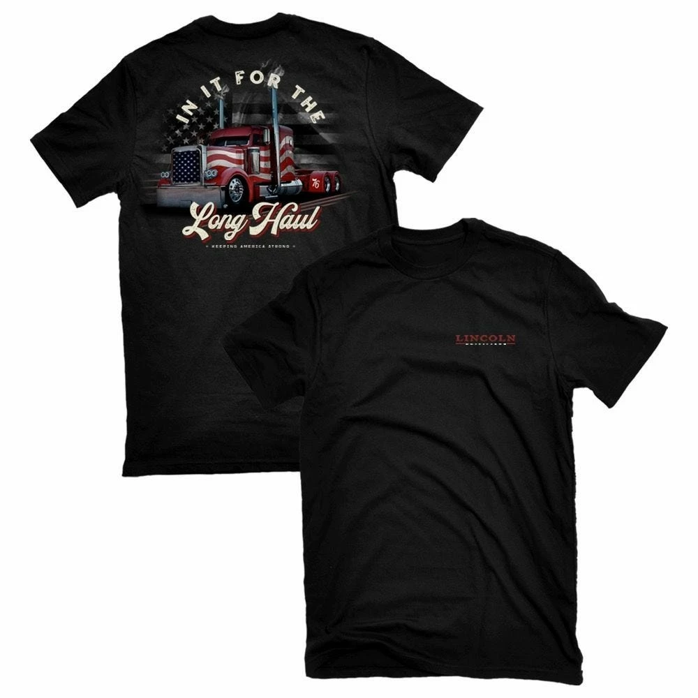 Lincoln Outfitters Men's Tractor Trailer Short Sleeve T-Shirt - LO-111-BLK - T-Shirts 3 Lincoln Outfitters Men's Tractor Trailer Short Sleeve T-Shirt - LO-111-BLK - T-Shirts