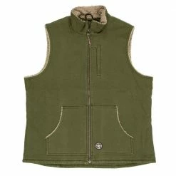 Lincoln Outfitters Women's Sherpa Lined Duck Vest - RLWV15CDG - Vests