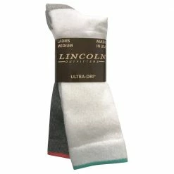 Lincoln Outfitters Women's Ultra-Dri Crew Sock 2 Pack - L2/423-W/G - Socks Women's