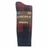 Lincoln Outfitters Women's Buffalo Plaid Merino Wool Crew Sock Red - L72227-RD - Socks