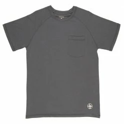 Lincoln Outfitter's Short Sleeve Performance Tee Grey - RK2SLA - T-Shirts