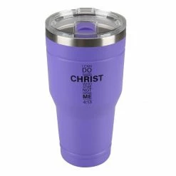 Lincoln Outfitters "All Things Through Christ" 30 oz. Religious Tumbler, Purple - 89-641-0204 - Tumblers -Lincoln Outfitters Store a53725afe141632814ac3961cf78b481d21e244b 32631064 2