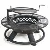 Lincoln Outfitters Steel Fire Pit with BBQ Grate - 90-165-0204 - Fire Pits & Heaters -Lincoln Outfitters Store a92e6fafac2e73e27d5ec75d23c55bac81431cae 32150005