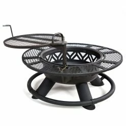 Lincoln Outfitters Steel Fire Pit with BBQ Grate - 90-165-0204 - Fire Pits & Heaters 18 Lincoln Outfitters Steel Fire Pit with BBQ Grate - 90-165-0204 - Fire Pits & Heaters -Lincoln Outfitters Store ae5030a889cb6372bae6efd7b40882483b9a5ded 32150005 6