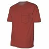 Lincoln Outfitters Men's Heavyweight Relaxed Fit Short Sleeve Pocket Tee Brick Red - LOPK-01R-BRKRD - Pocket T-Shirt -Lincoln Outfitters Store c1ae64ad48e3934bb56060539493a0b58940ec82 LOPK 01R BRICK RED