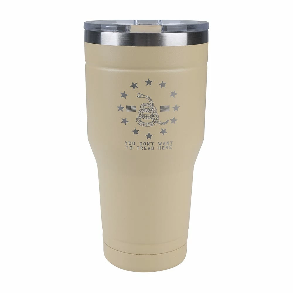 Lincoln Outfitters 30oz Tumbler Tan Don't Tread On Me - 32631046 - Tumblers 2 Lincoln Outfitters 30oz Tumbler Tan Don't Tread On Me - 32631046 - Tumblers