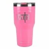Lincoln Outfitters "Faith" 30 oz. Religious Tumbler, Pink - 89-638-0204 - Tumblers