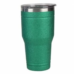 Lincoln Outfitters 30oz. Stainless Tumbler Glitter Green - 87-407-0204 - Water Bottles & Hydration -Lincoln Outfitters Store f168b1bd714037023f5d09a16a5539d72a272efa 32630041 32630041 image 32630041